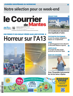 Cover of Le Courrier de Mantes