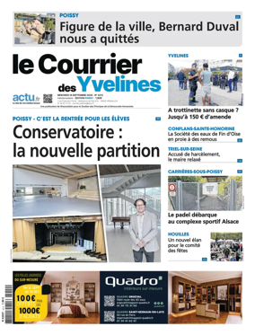 Cover of Le Courrier des Yvelines (Poissy)