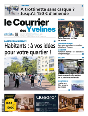 Cover of Le Courrier des Yvelines (Saint-Germain-en-Laye)