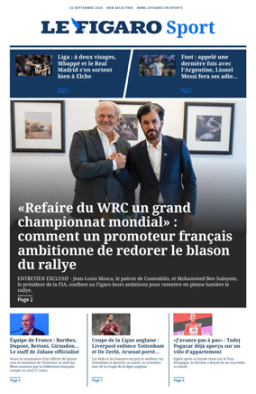 Cover of Le Figaro Sport