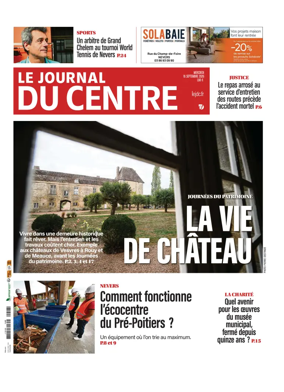 Cover of Le Journal du Centre