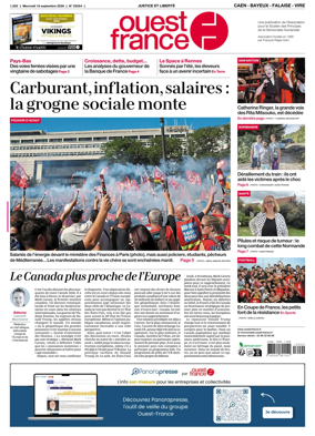 Cover of Ouest France (Caen - Bayeux - Falaise - Vire)