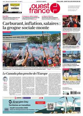 Cover of Ouest France (Challans / Saint-Gilles-Croix-de-Vie)