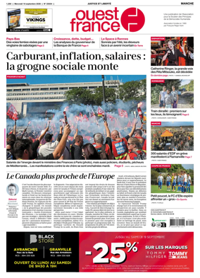 Cover of Ouest France (Manche)