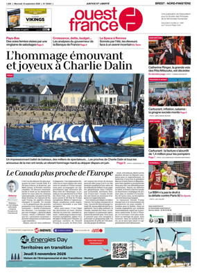 Cover of Ouest France (Nord-Finistere)