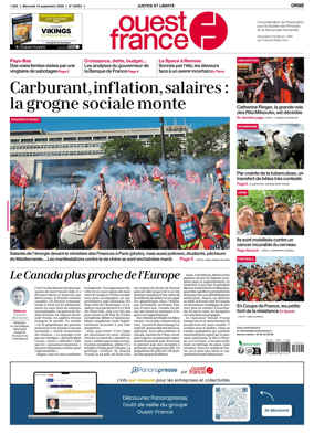 Cover of Ouest France (Orne)