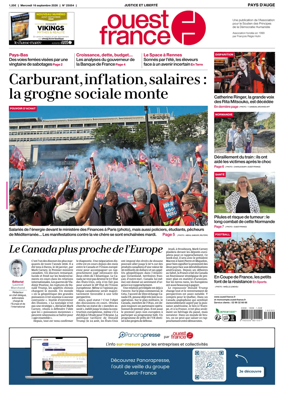 Cover of Ouest France (Pays d'Auge)