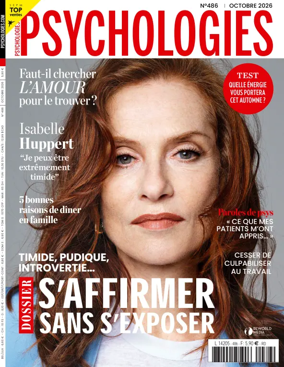 Cover of Psychologies (France)