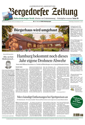 Cover of Bergedorfer Zeitung