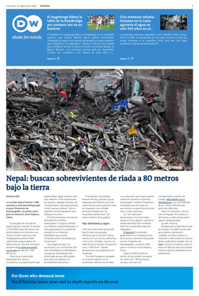 Cover of Deutsche Welle (Spanish edition)
