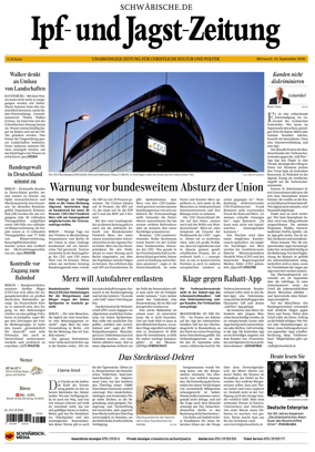Cover of Ipf- und Jagst-Zeitung
