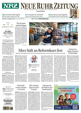 Cover of Neue Rhein Zeitung (Duisburg)