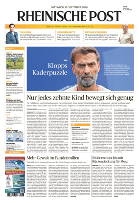Cover of Rheinische Post Krefeld Kempen