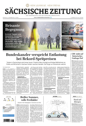 Cover of Sachsische Zeitung (Lobau-Zittau)