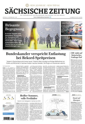 Cover of Sachsische Zeitung (Weiswasser)