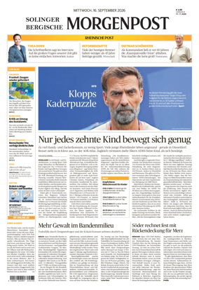 Cover of Solinger Bergische Morgenpost/Remscheid