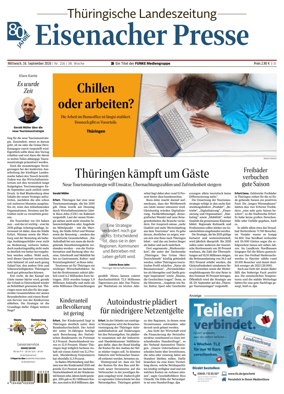 Cover of Thuringische Landeszeitung (Eisenach)