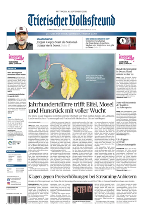 Cover of Trierischer Volksfreund