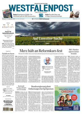 Cover of Westfalenpost (Olpe)