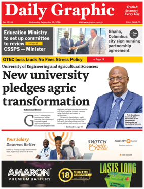 Cover of Daily Graphic