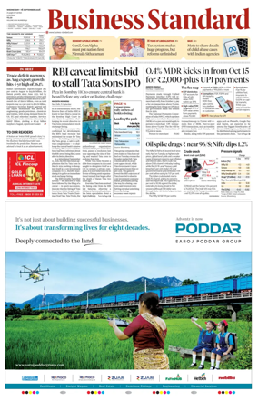 Cover of Business Standard