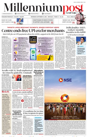 Cover of Millennium Post