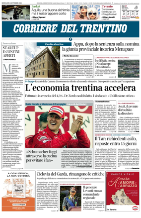 Cover of Corriere del Trentino
