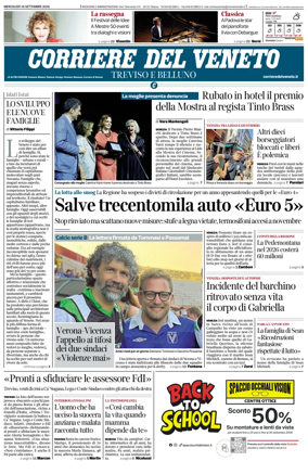 Cover of Corriere del Veneto (Treviso e Belluno)