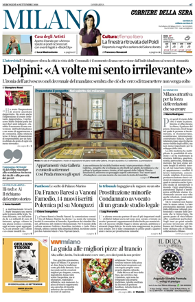 Cover of Corriere della Sera (Milano)