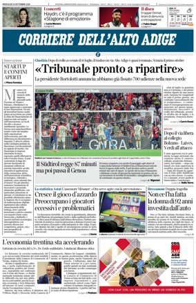 Cover of Corriere dell'Alto Adige