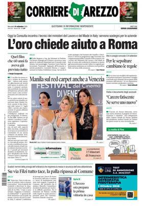 Cover of Corriere di Arezzo