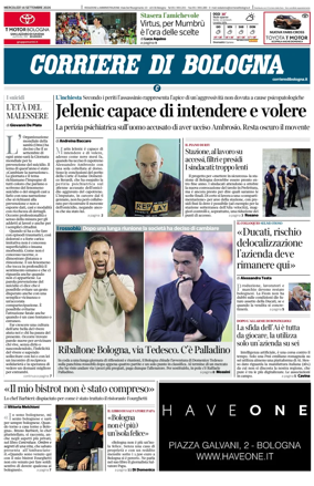 Cover of Corriere di Bologna