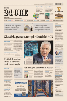 Cover of Il Sole 24 Ore