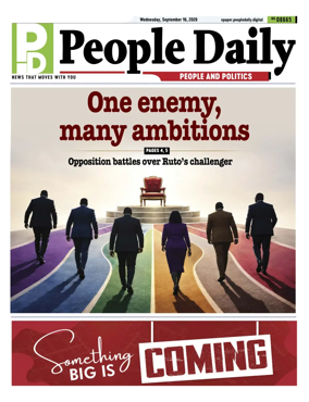 Cover of People Daily ePaper