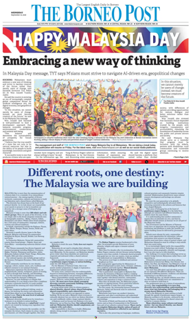 Cover of The Borneo Post (Sarawak)