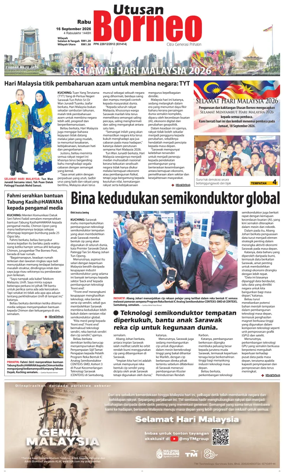 Cover of Utusan Borneo (Sarawak)