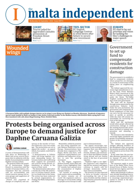 Cover of Malta Independent