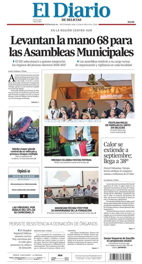 Cover of El Diario de Delicias