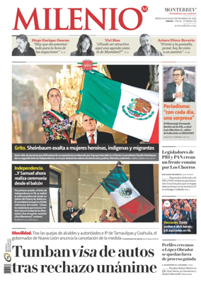 Cover of Milenio Monterrey