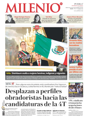 Cover of Milenio Puebla