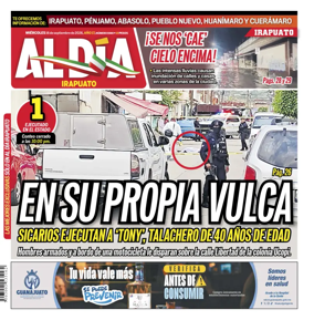 Cover of Periodico Al Dia (Irapuato)