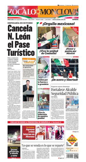Cover of Zocalo Monclova