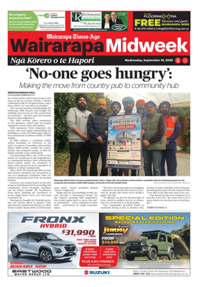 Cover of Wairarapa Times-Age Midweek