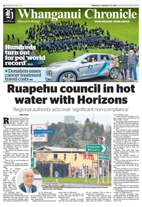 Cover of Whanganui Chronicle