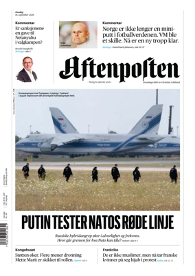 Cover of Aftenposten