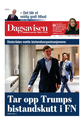 Cover of Dagsavisen