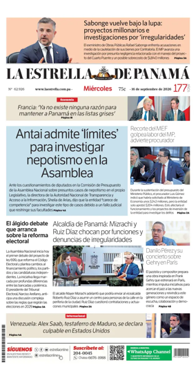 Cover of La Estrella de Panama