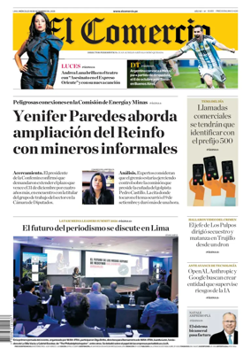Cover of Diario El Comercio