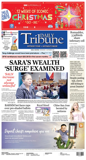 Cover of Daily Tribune (Philippines)