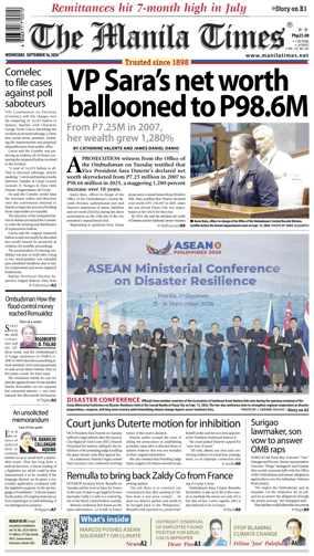 Cover of The Manila Times